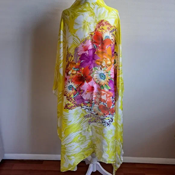 NEW Lise Charmel Floral Yellow Pareo 54